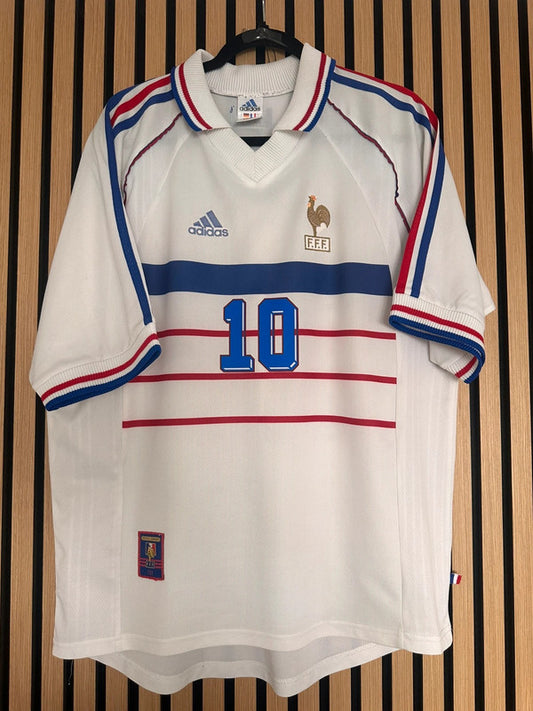 Maillot France Extérieur 1998 blanc Zidane