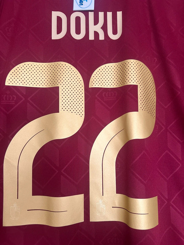 Maillot Belgique 2024 Euro Doku
