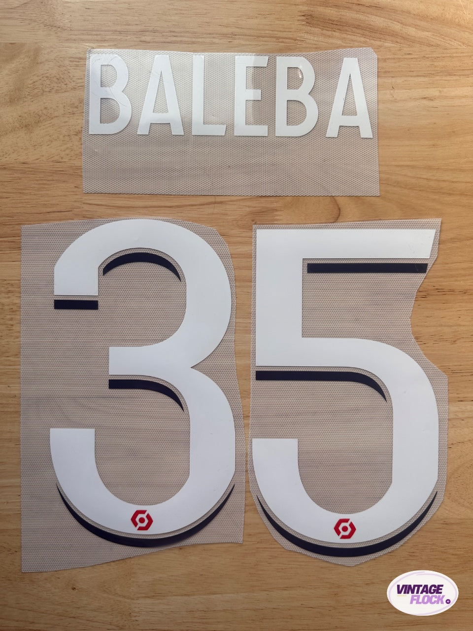 Flocage Baleba N°35 LOSC 2022-2023 Domicile vintage