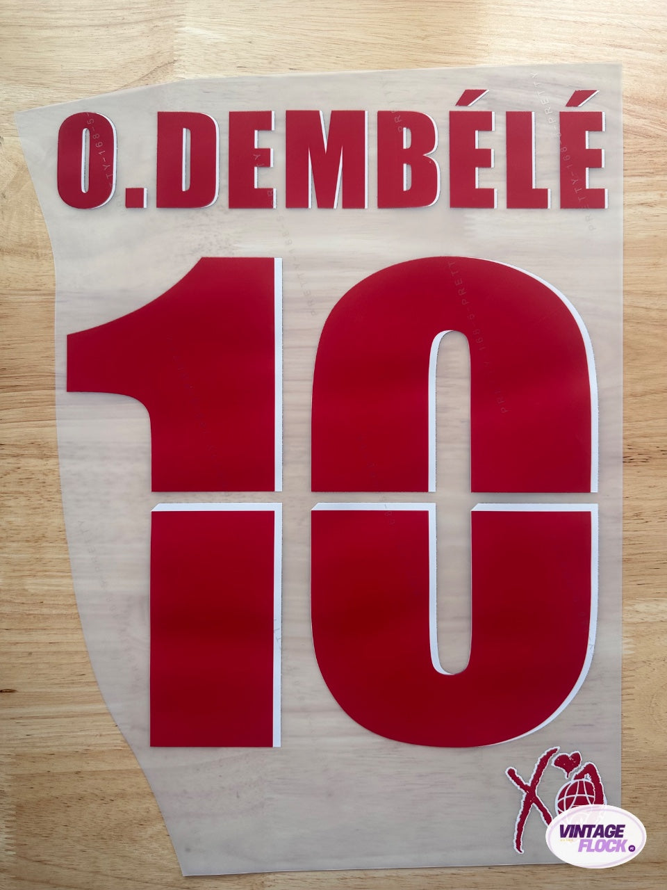 Flocage Dembélé N°10 PSG 2025 Coupe du Monde des Clubs vintage