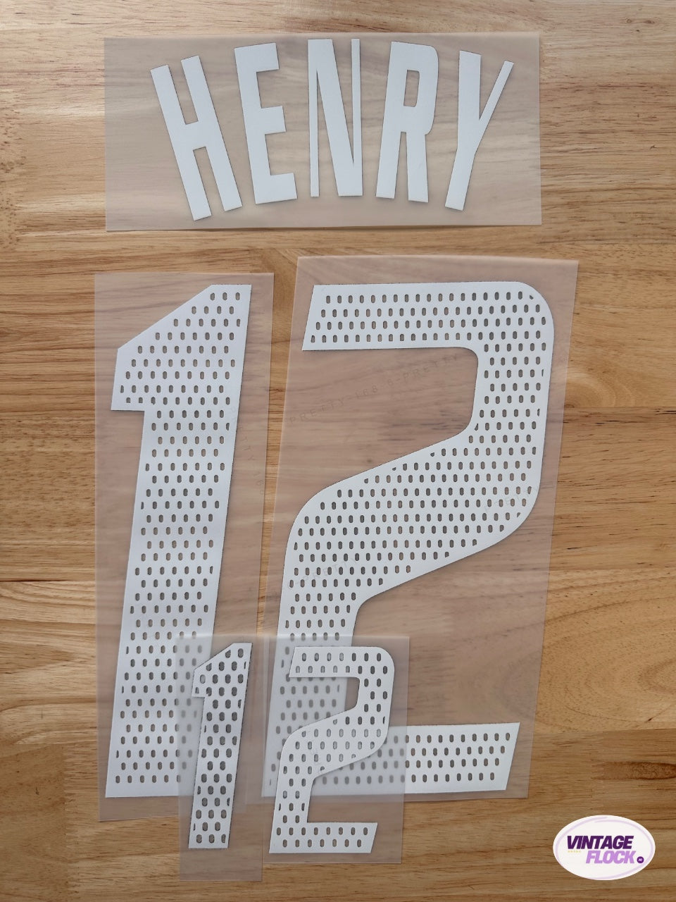Flocage Henry N°12 France 2002-2004 Domicile vintage