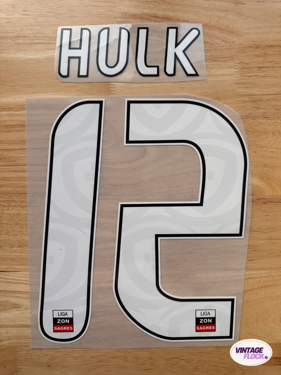 Flocage Hulk N°12 FC Porto 2010-2011 Domicile vintage