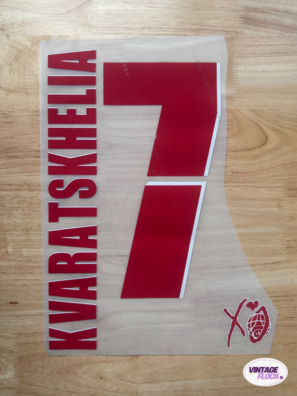 Flocage Kvaratskhelia N°7 PSG 2025 Coupe du Monde des Clubs vintage