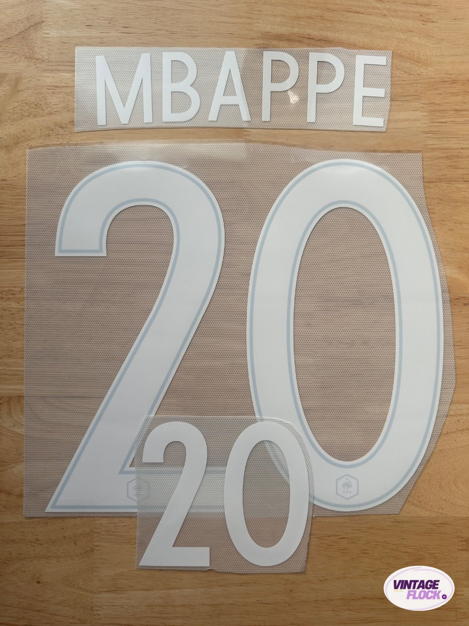 Flocage Mbappé N°20 France 2017 Domicile vintage