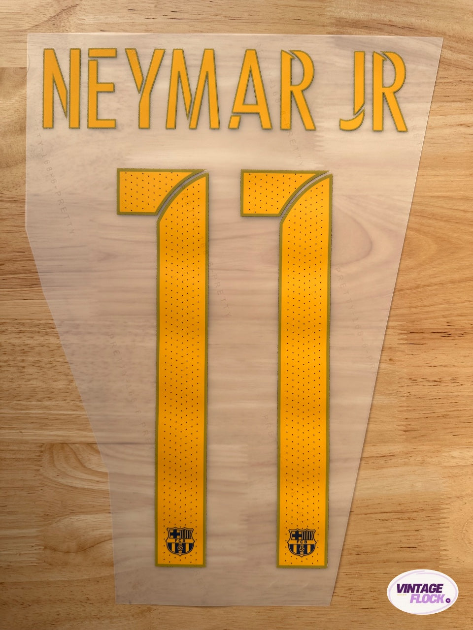 Flocage Neymar JR N°11 FC Barcelone 2015-2017 Domicile vintage