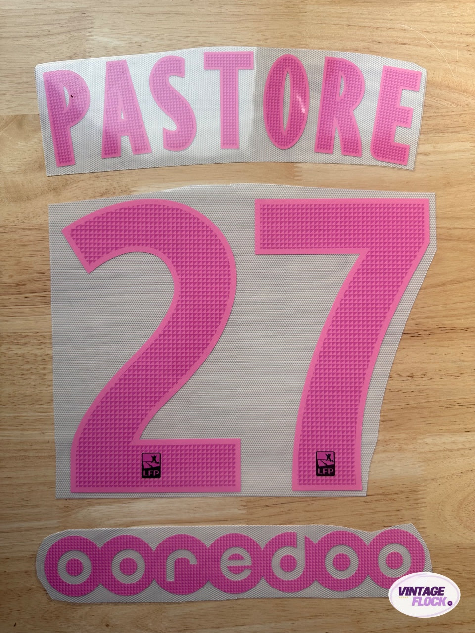 Flocage Pastore N°27 PSG 2015-2016 Third vintage
