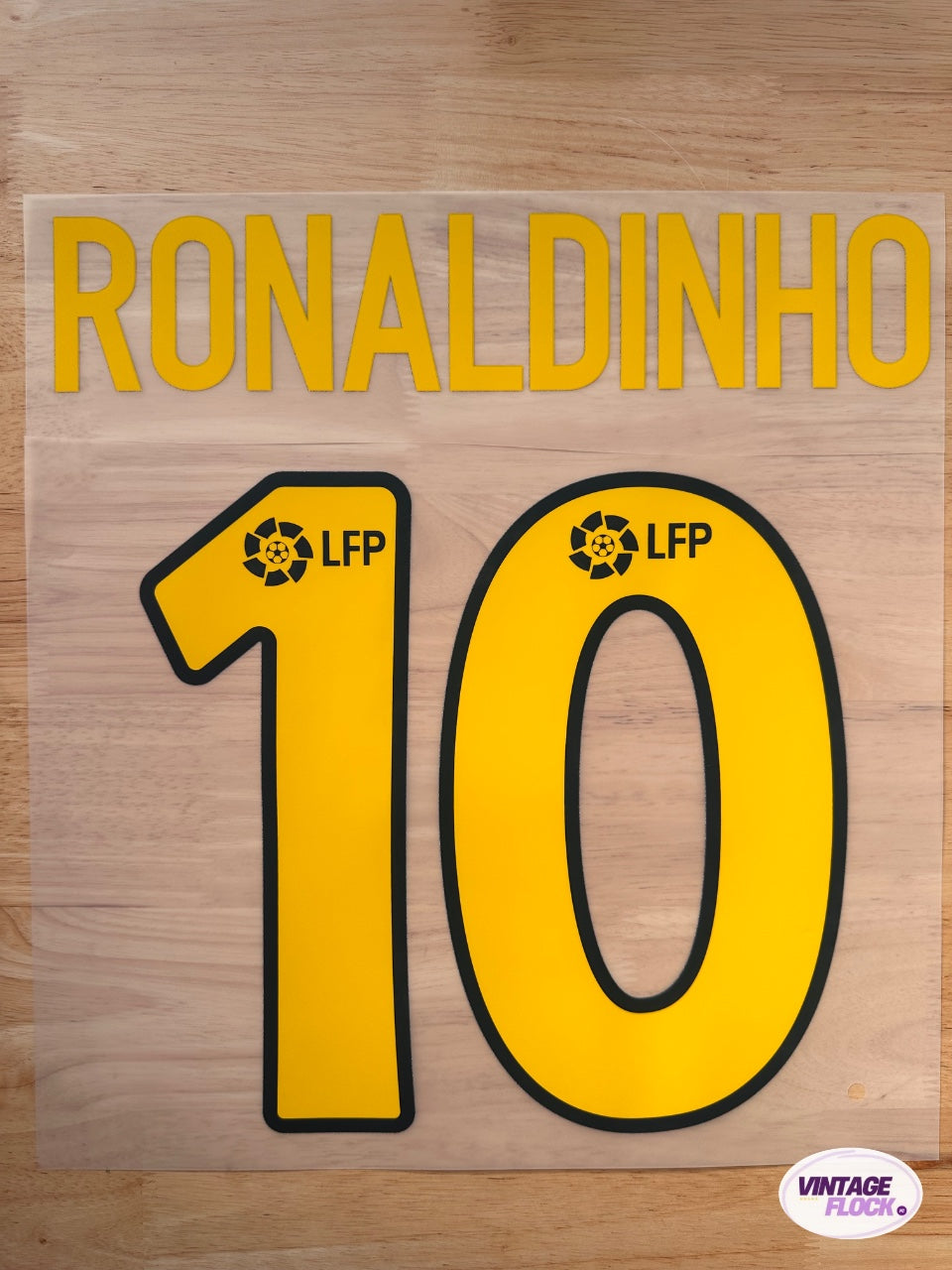 Flocage Ronaldinho N°10 FC Barcelone 2002-2004 Domicile vintage