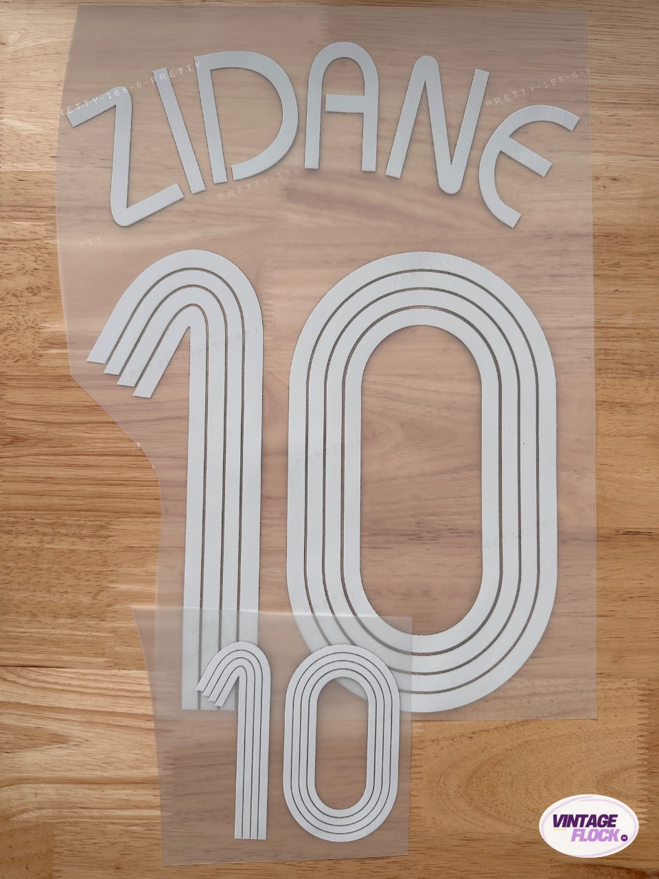 Flocage Zidane N°10 France 2006 Domicile vintage