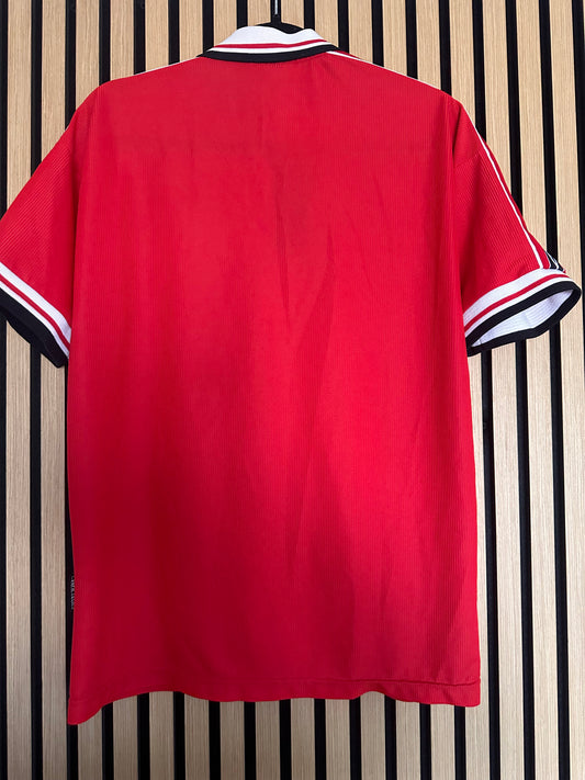 Maillot Manchester United Domicile 1998-2000 vintage - photo 2 sur 12
