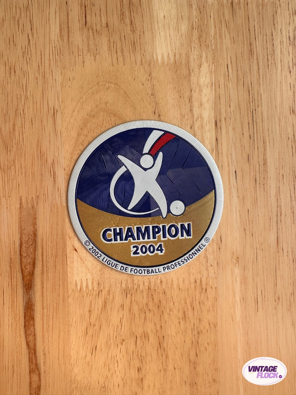 Patch Ligue 1 2004 Champion Lyon vintage