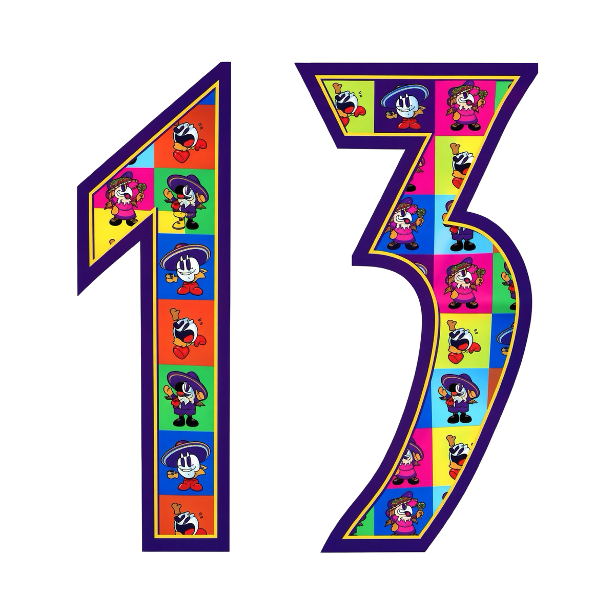 13