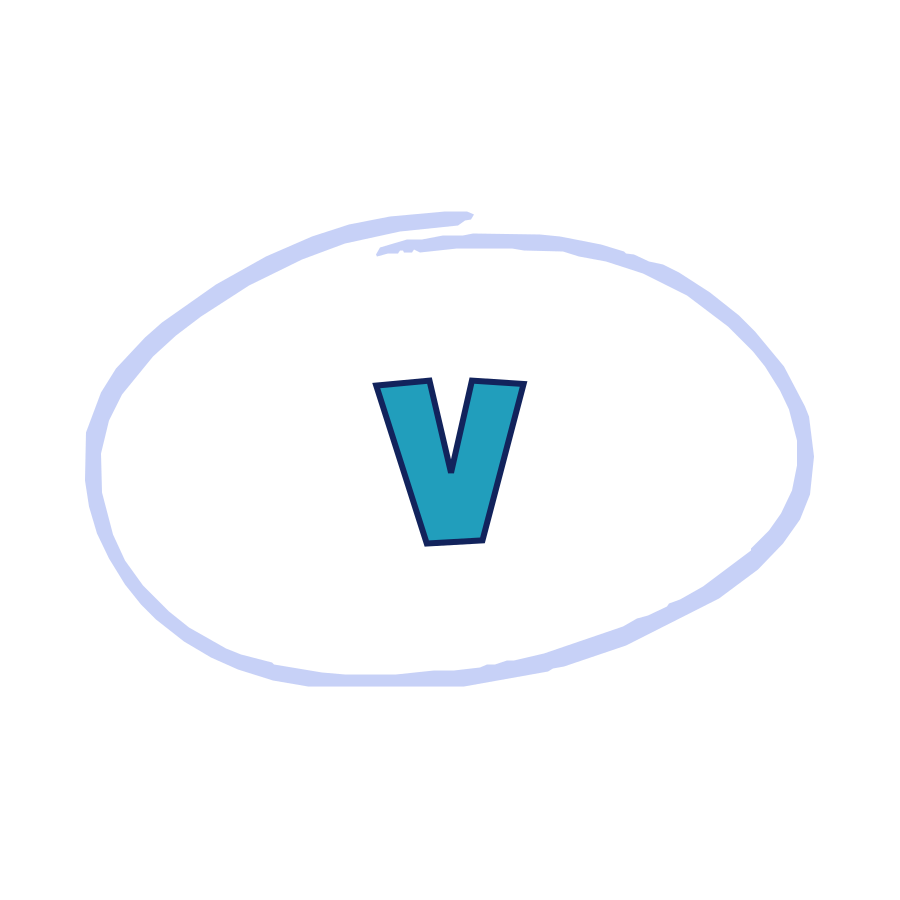 V