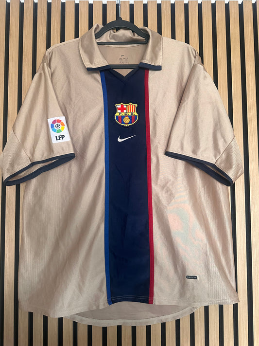 Maillot FC Barcelone Extérieur 2001-2002 vintage - photo 1