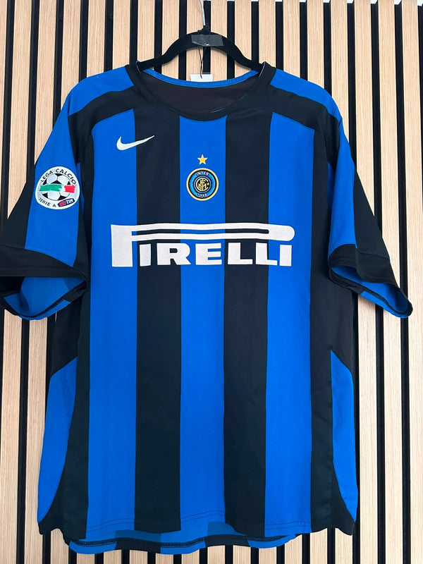 Maillot Inter Milan 2004-2005 Adriano