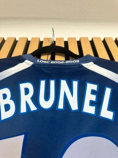 Maillot LOSC 2002-2003 porte Brunel