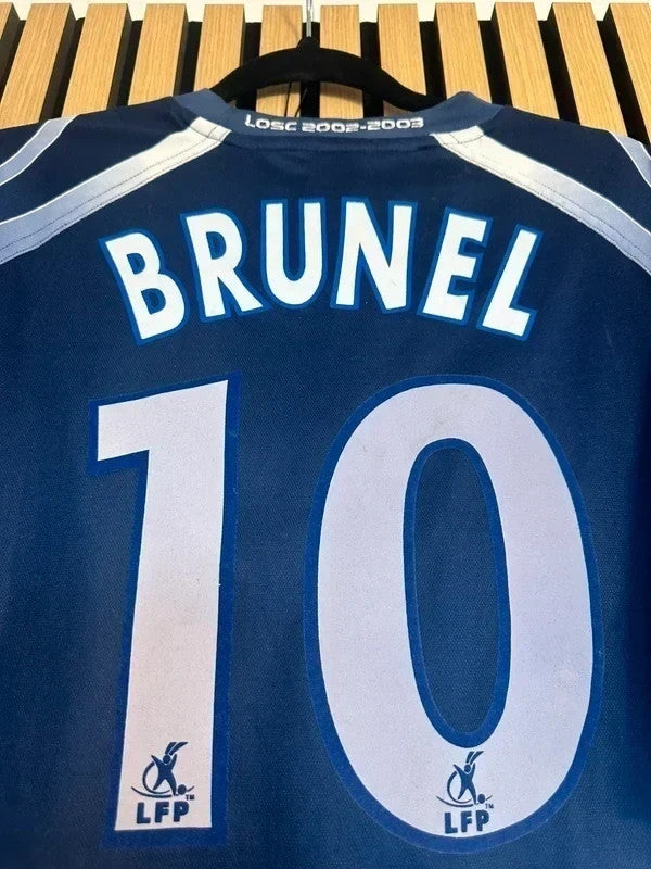 Maillot LOSC 2002-2003 porte Brunel