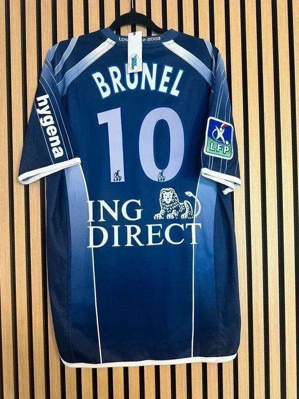 Maillot LOSC 2002-2003 porte Brunel