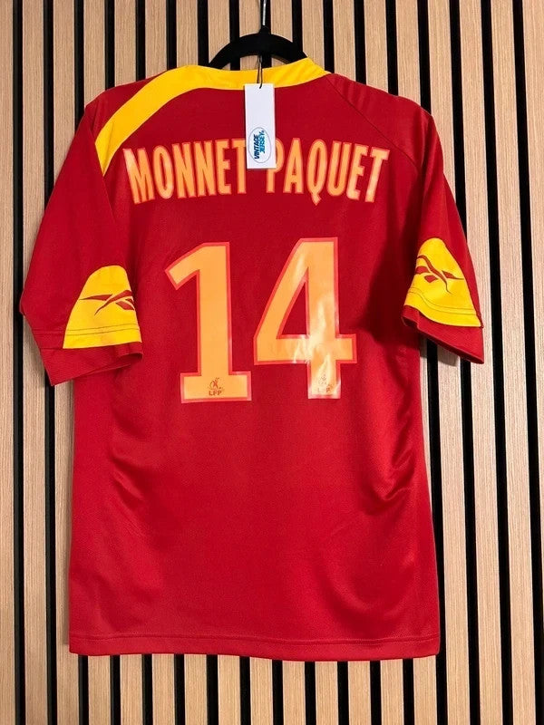 Maillot RC Lens 2009-2010 Monnet Paquet