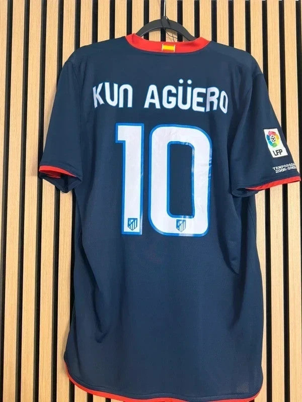 Maillot Atletico Madrid 2008-2009 Kün Aguero