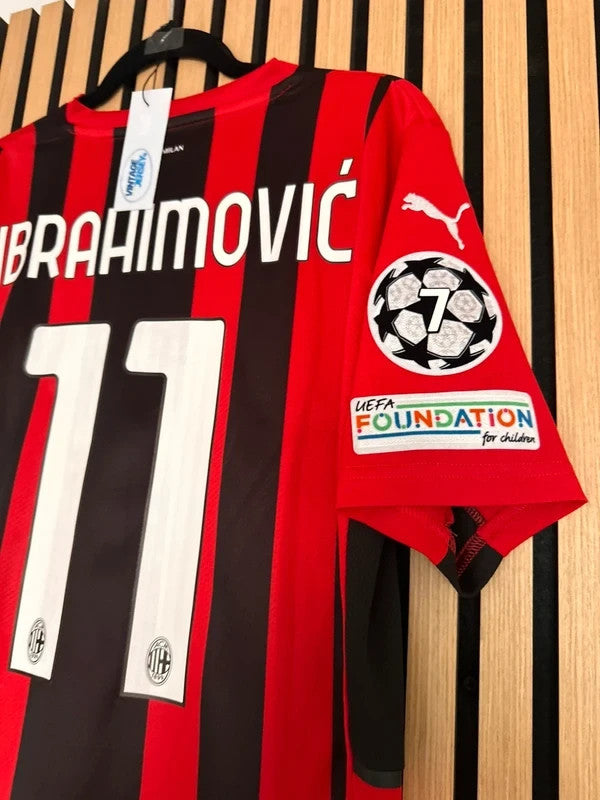 Maillot AC Milan 2021-2022 LDC Ibrahimovic