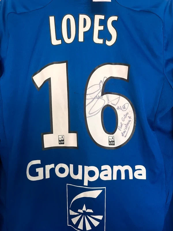 Maillot Lyon 2012-2013 Lopes signé