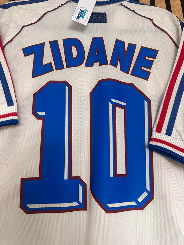 Maillot France Extérieur 1998 blanc Zidane
