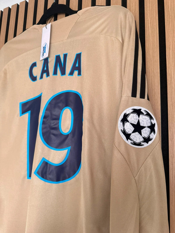 Maillot Marseille 2008-2009 Cana Or LDC