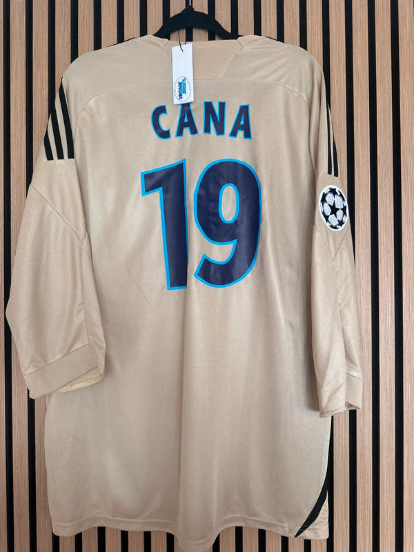 Maillot Marseille 2008-2009 Cana Or LDC
