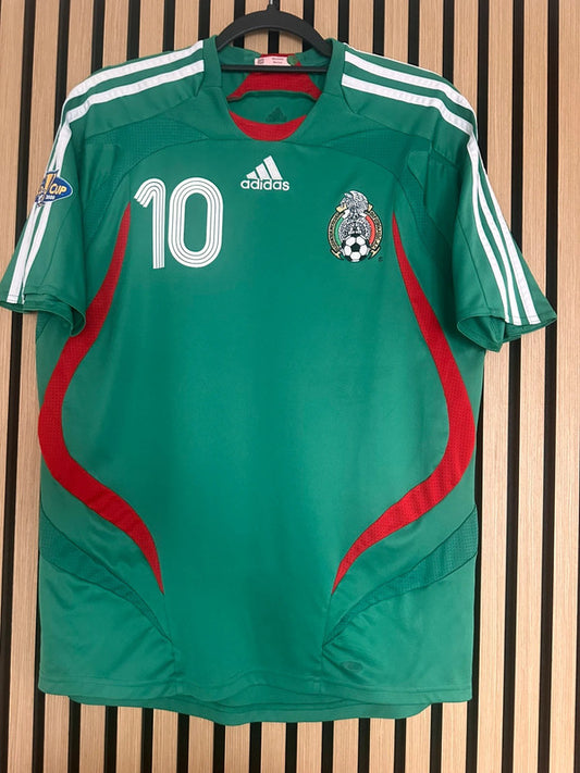 Maillot Mexique 2007-2008 Blanco Gold Cup
