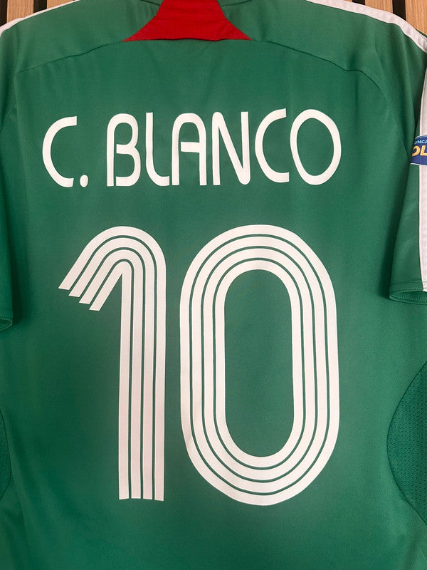 Maillot Mexique 2007-2008 Blanco Gold Cup