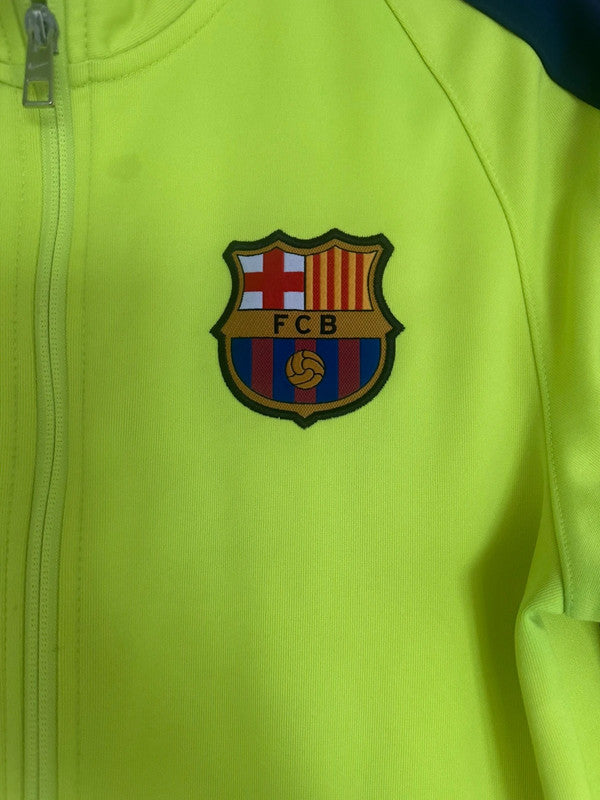 Veste FC Barcelone Jaune Fluo