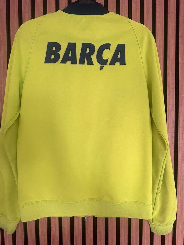 Veste FC Barcelone Jaune Fluo