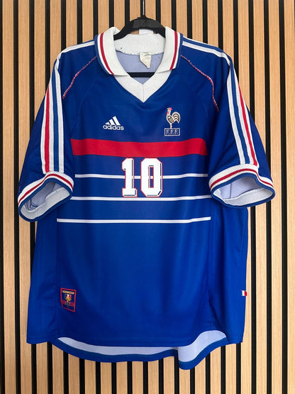 Maillot France 1998 sans étoile Zidane