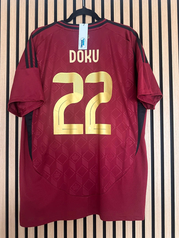 Maillot Belgique 2024 Euro Doku
