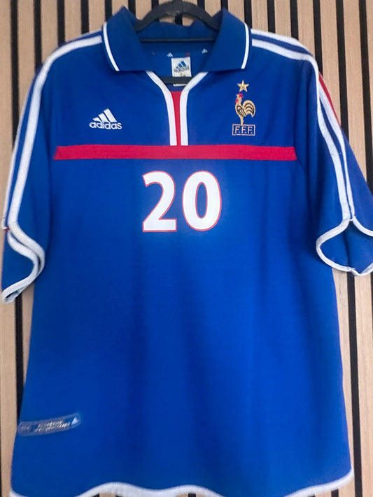 Maillot France 2000 euro Trezeguet