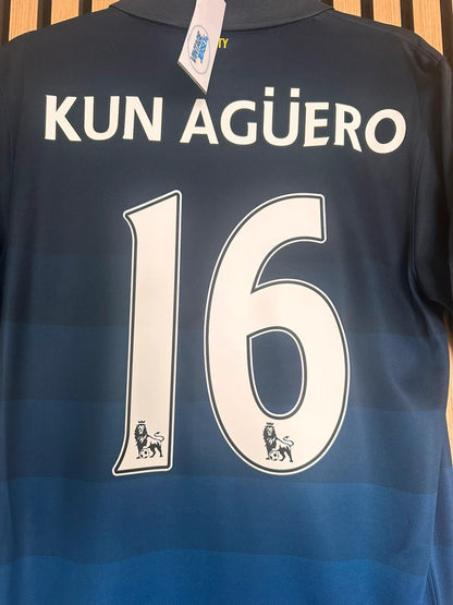 Maillot Manchester City 2014-2015 Kun Aguero