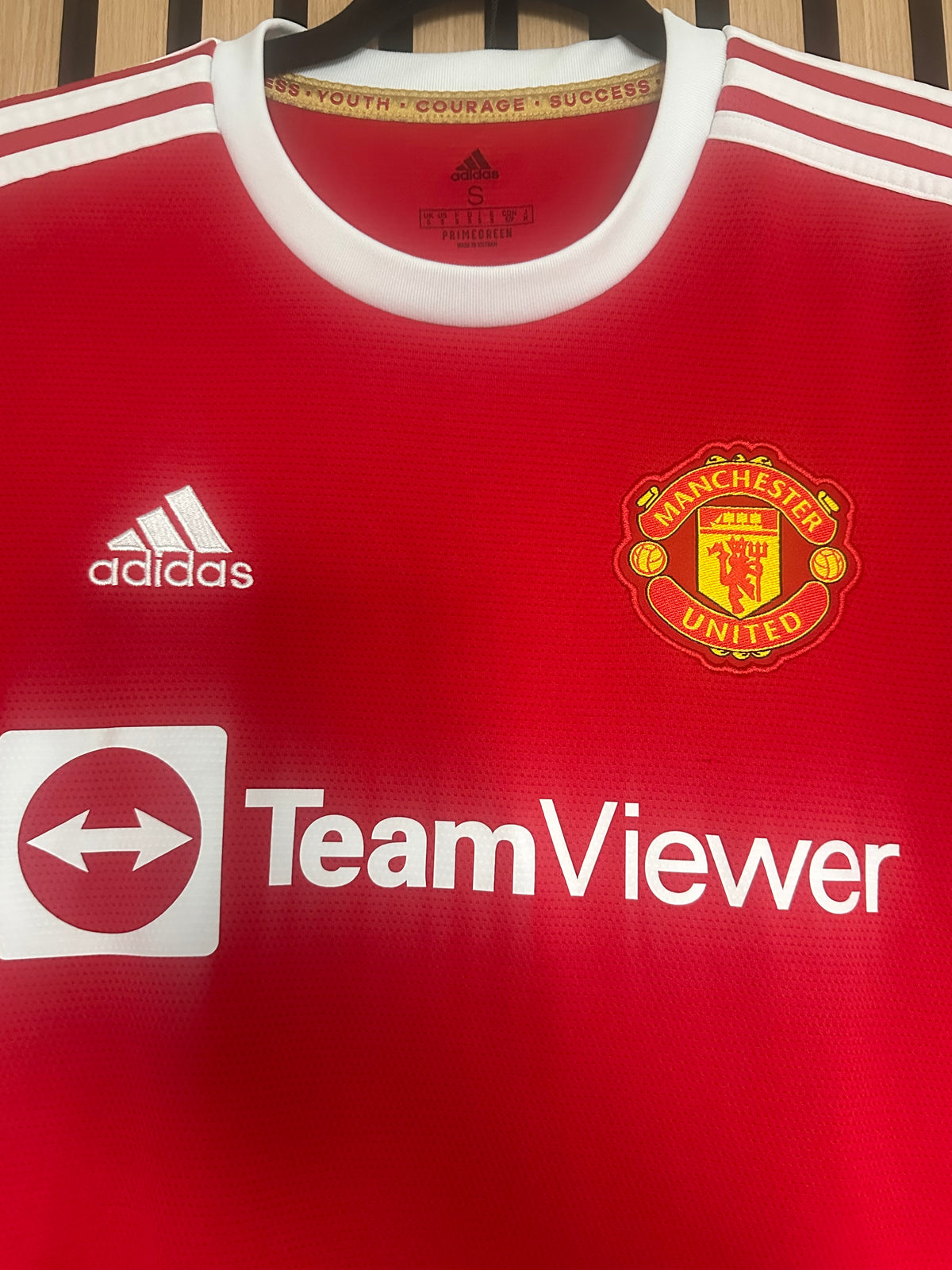 Maillot Manchester United Domicile 2021-2022 Ronaldo LDC vintage - photo 5