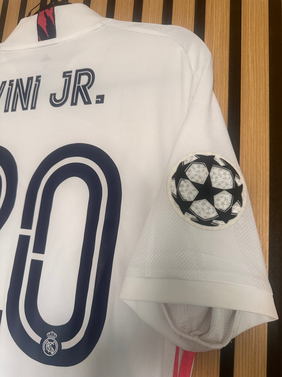 Maillot Real Madrid Domicile 2020-2021 Vinicius Junior LDC vintage - photo 6