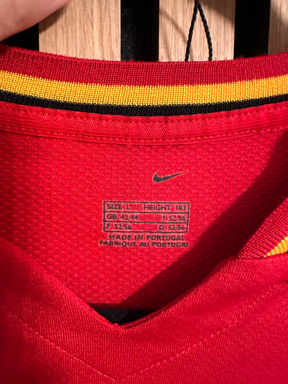 Maillot Belgique Domicile 2007 Hazard Porté Belgique Tunisie