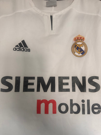 Maillot Real Madrid Domicile 2004-2005 Roberto Carlos vintage - photo 5