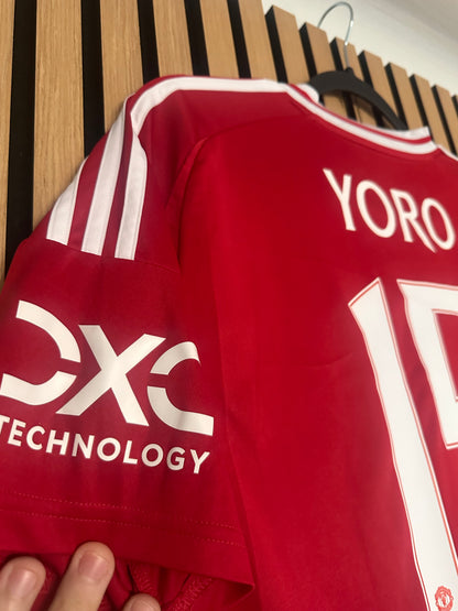 Maillot Manchester United Domicile 2024-2025 Yoro vintage - photo 10
