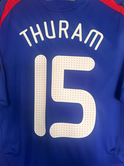 Maillot France Domicile 2008 Thuram vintage - photo 13