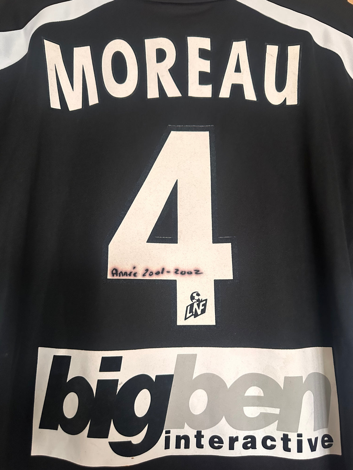 Maillot FC Metz Third 2001-2002 Moreau porté préparé dédicacé vintage - photo 9