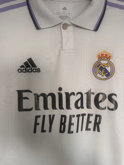 Maillot Real Madrid Domicile 2022-2023 Benzema Ballon d'or vintage - photo 3