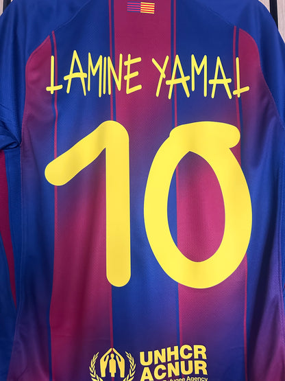 Maillot FC Barcelone Domicile 2025-2026 Yamal vintage - photo 12 sur 12