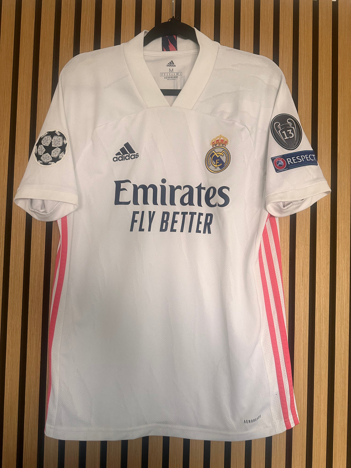 Maillot Real Madrid Domicile 2020-2021 Vinicius Junior LDC vintage - photo 2