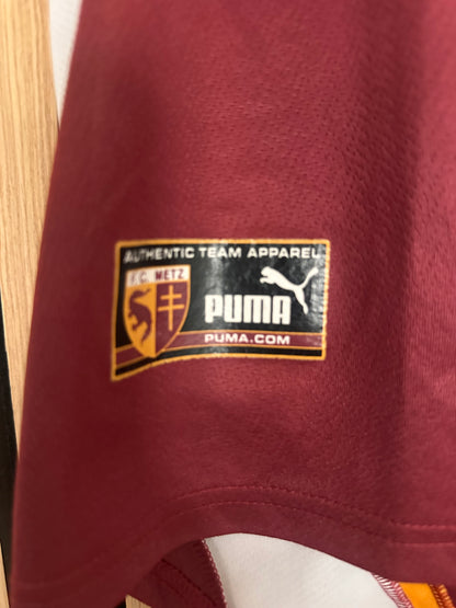 Maillot FC Metz Domicile 2001-2002 Tressor Moreno porté préparé dédicacé vintage - photo 6