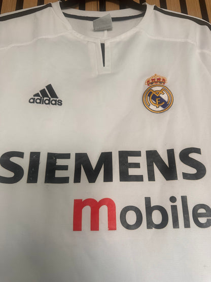 Maillot Real Madrid Domicile 2004-2005 Roberto Carlos vintage - photo 6