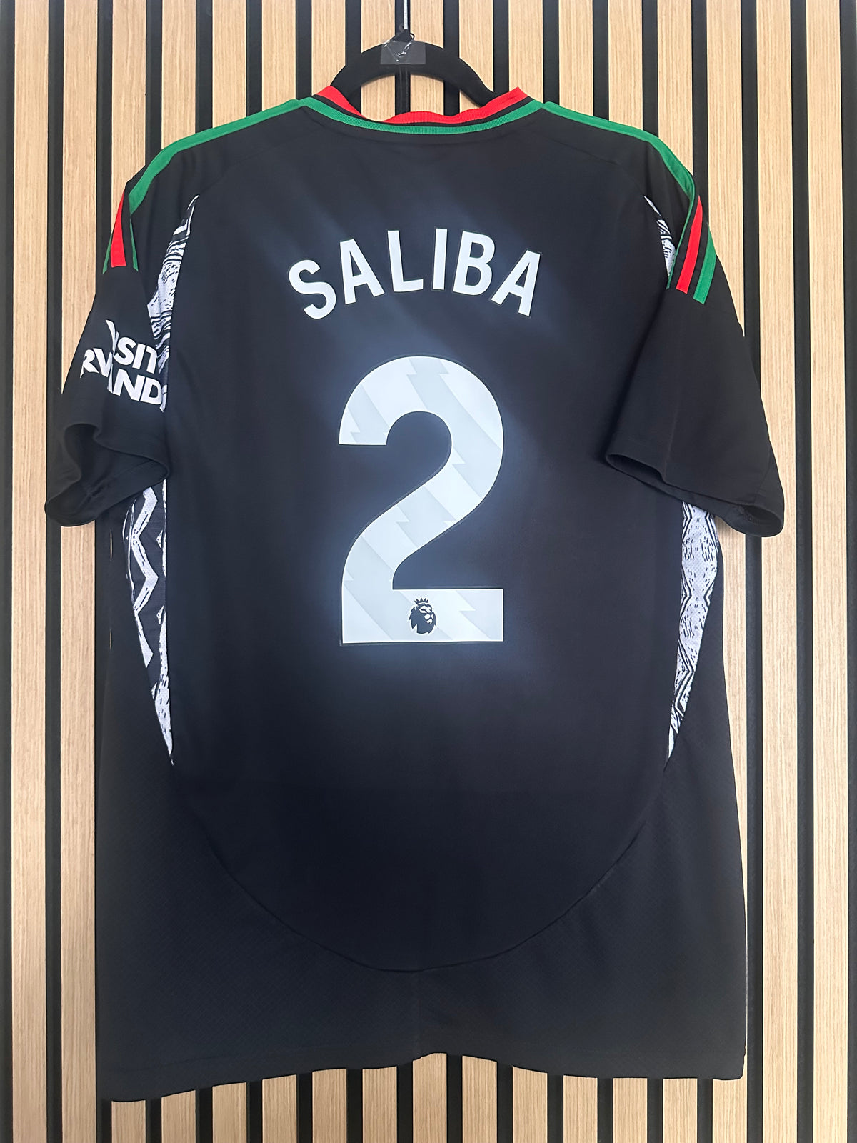 Maillot Arsenal Extérieur 2025-2026 Saliba vintage - photo 1