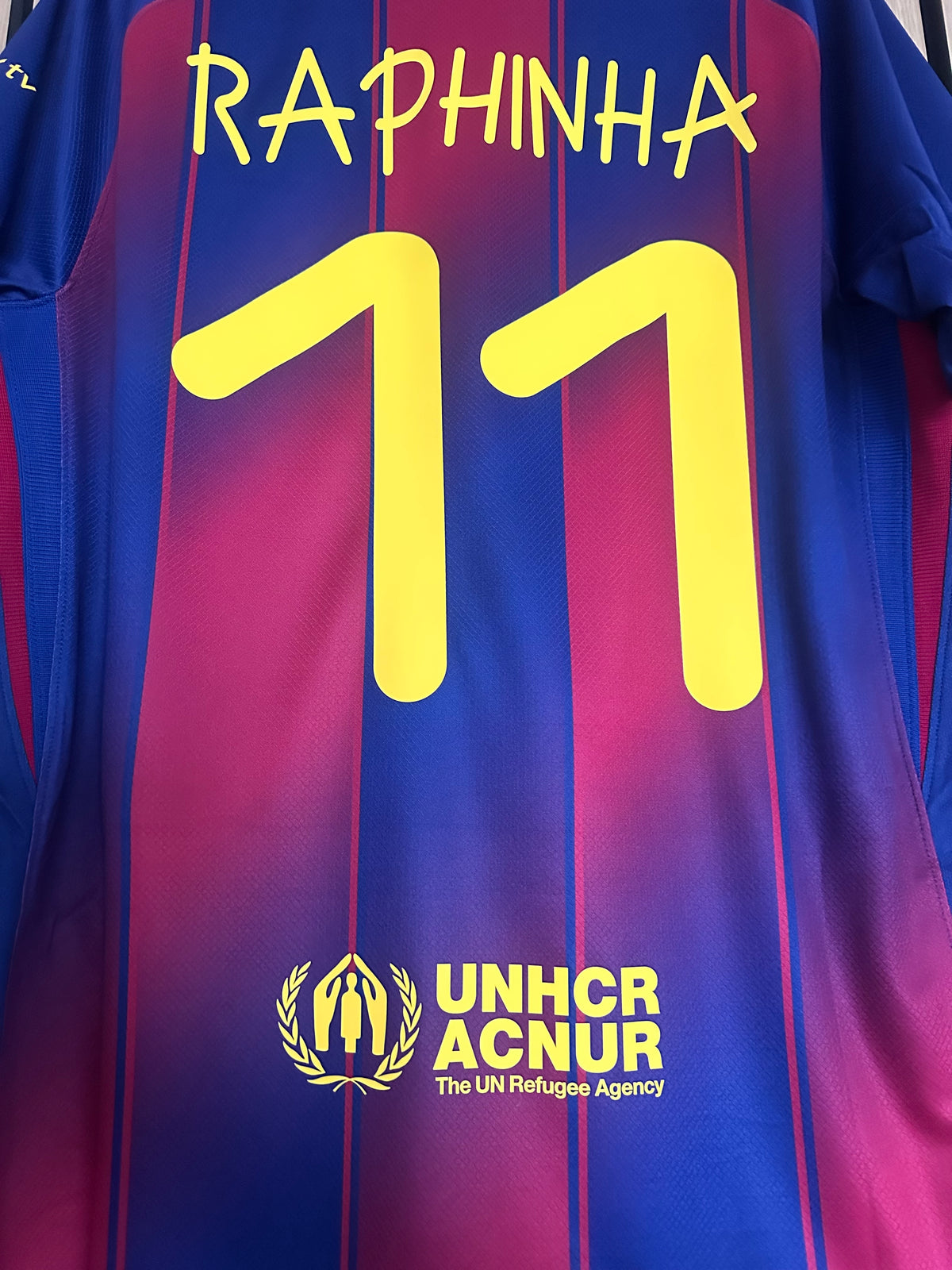 Maillot FC Barcelone Domicile 2025-2026 Raphinha vintage - photo 14 sur 14